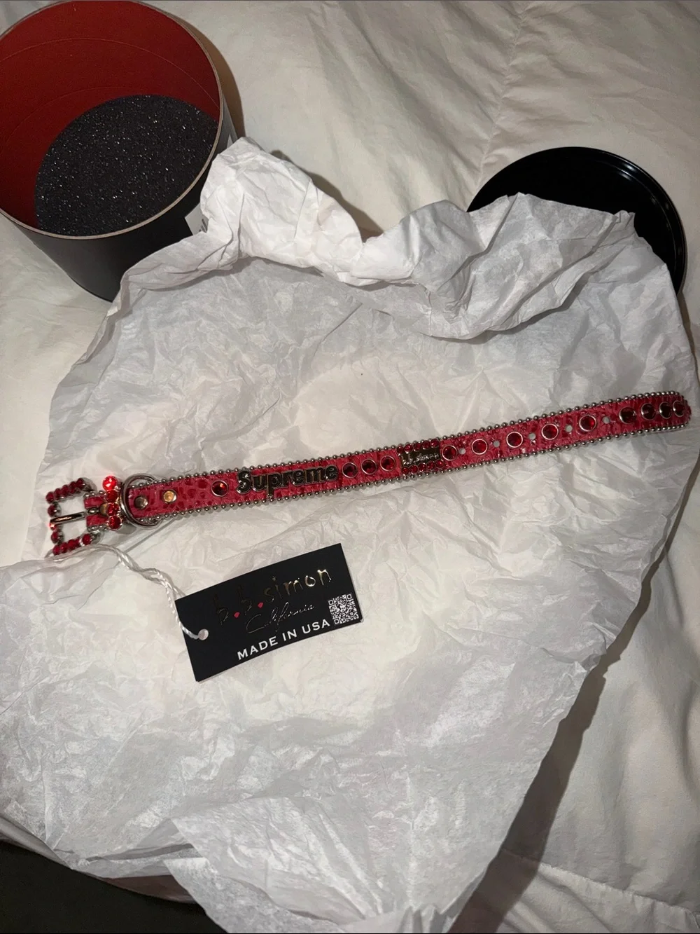 NWT AUTHENTIC SUPREME B.B. Simon dog collar